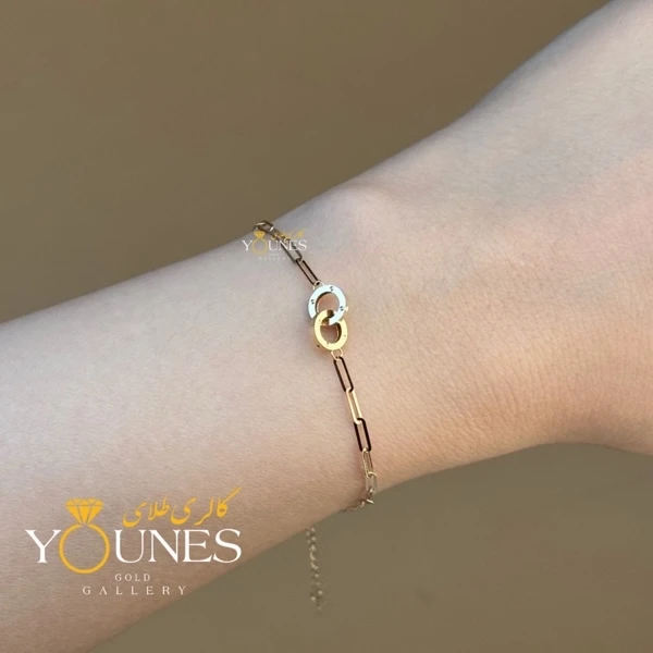 دستبند تمام طلای هرمس